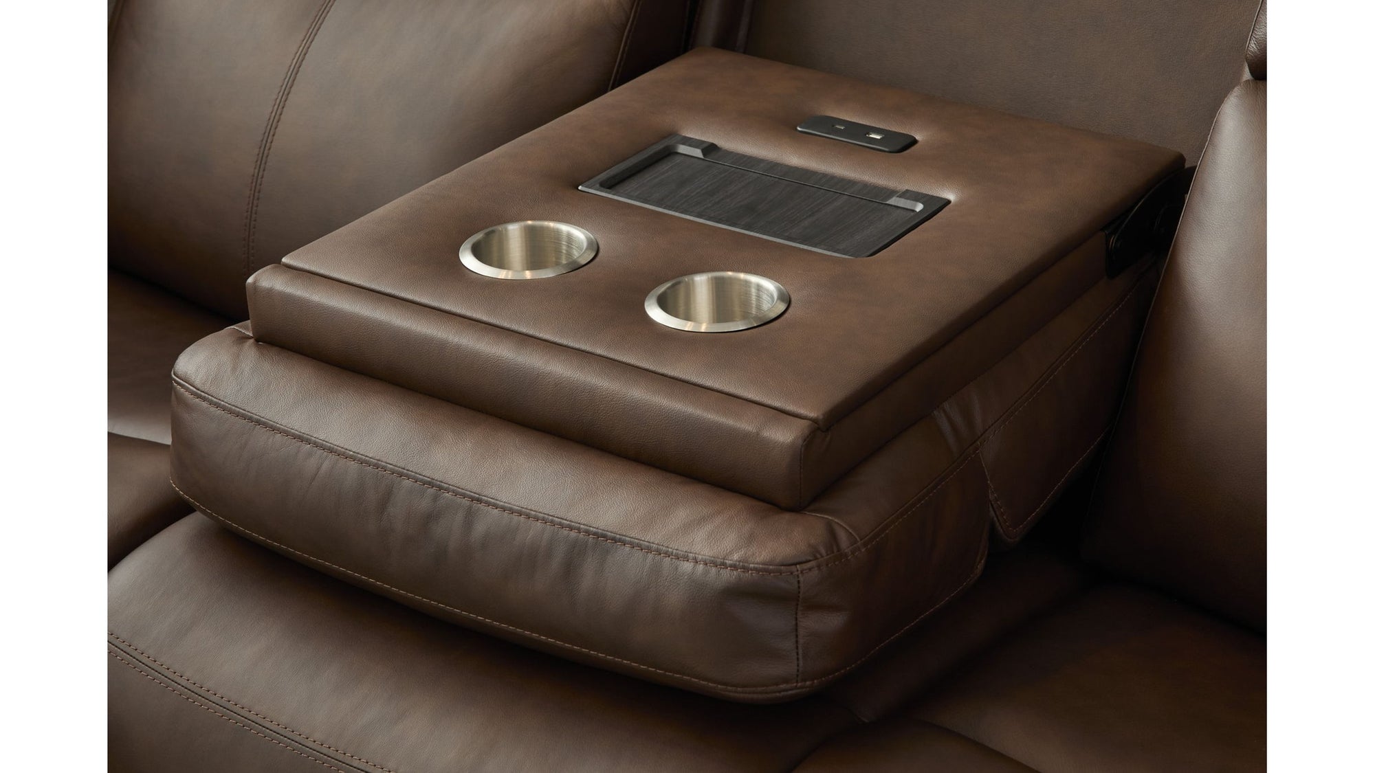 Alister - Power Gliding Sofa With Power Headrests &amp; Lumbar