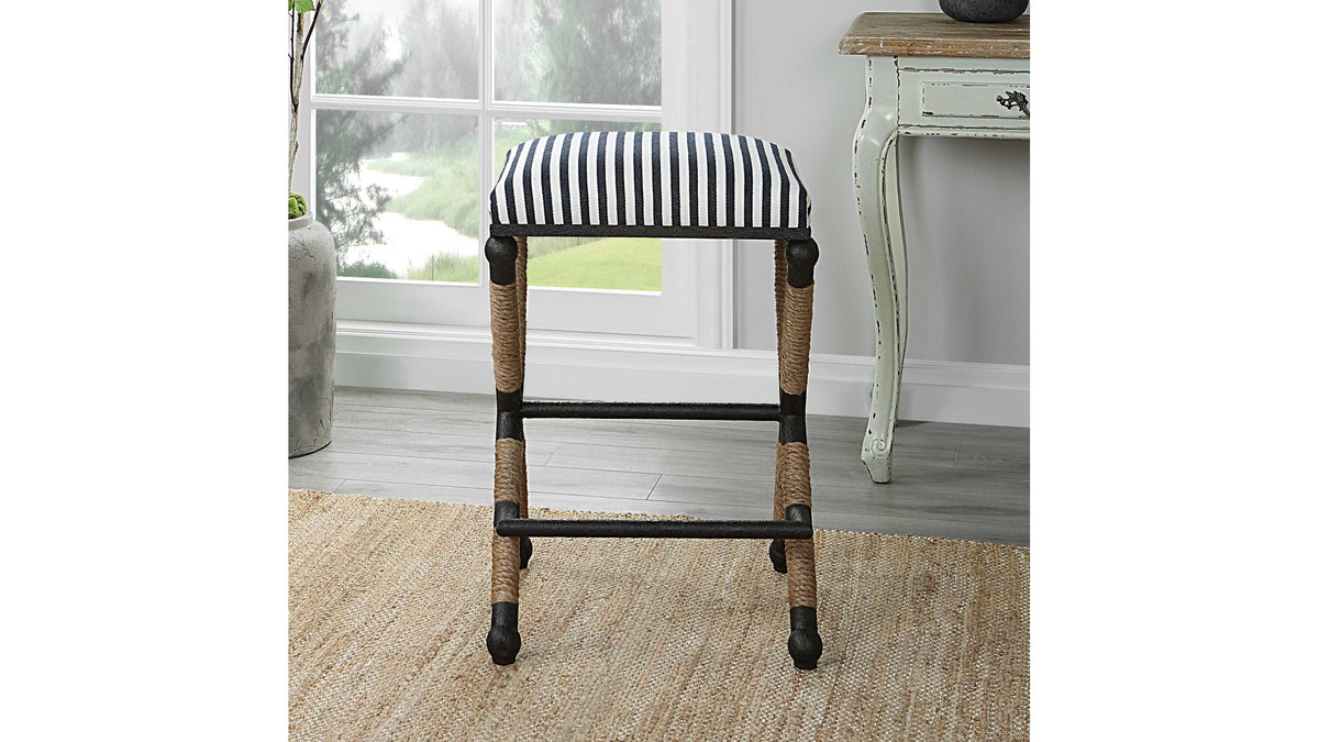 Braddock - Backless Counter Stool - Black