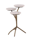 Garcia - Drink Table - Beige / Light Brown