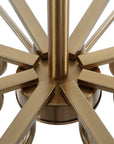 Lassen - 8 Light Chandelier - Brass