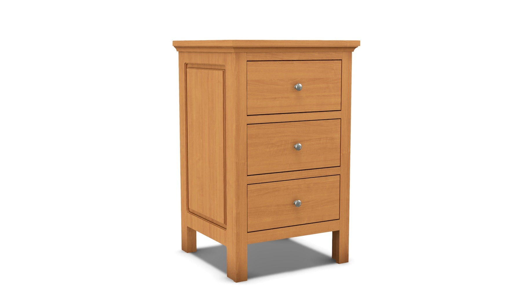 Heritage 3 Drawer Nightstand