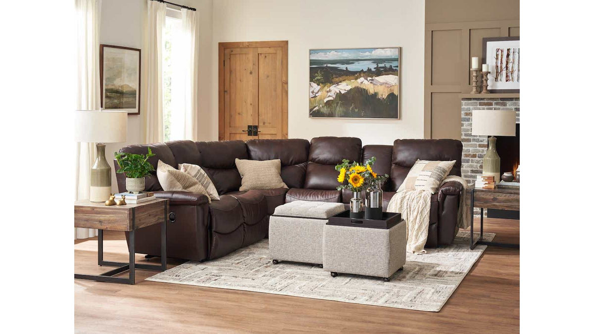 James Reclining Modular Sectional