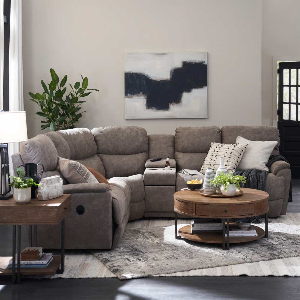 Trouper Reclining Modular Sectional